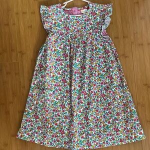 Mini Boden Corduroy Floral Kids Dress